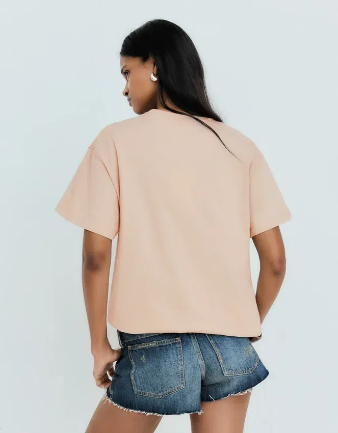 Camiseta oversize estampada Tyla – Mujer Camiseta oversize estampada Tyla – Mujer