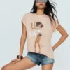 Camiseta oversize estampada Tyla – Mujer Camiseta oversize estampada Tyla – Mujer