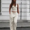 Pantalones holgados de doble tejido – #Bershkastyle – Mujer