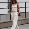 Pantalones holgados de doble tejido – #Bershkastyle – Mujer