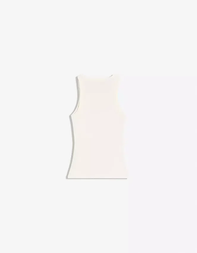 Camiseta sin mangas con cuello en V Camiseta sin mangas con cuello en V