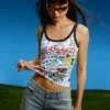 Camiseta sin mangas estampada Ed Hardy X Bershka