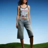 Camiseta sin mangas estampada Ed Hardy X Bershka