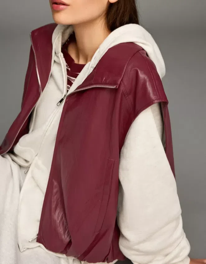 Chaleco de Faux Leather – Chaquetas y gabardinas Chaleco de Faux Leather – Chaquetas y gabardinas