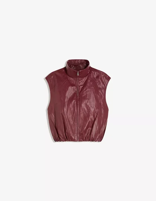 Chaleco de Faux Leather – Chaquetas y gabardinas Chaleco de Faux Leather – Chaquetas y gabardinas