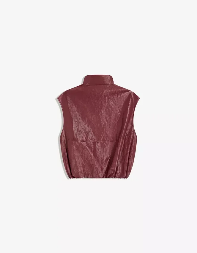 Chaleco de Faux Leather – Chaquetas y gabardinas Chaleco de Faux Leather – Chaquetas y gabardinas