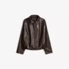 Chaqueta bomber de Faux Leather con cinturón – #Bershkastyle – Mujer Chaqueta bomber de Faux Leather con cinturón – #Bershkastyle – Mujer