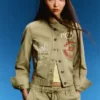 Chaqueta bordada Ed Hardy X Bershka Chaqueta bordada Ed Hardy X Bershka