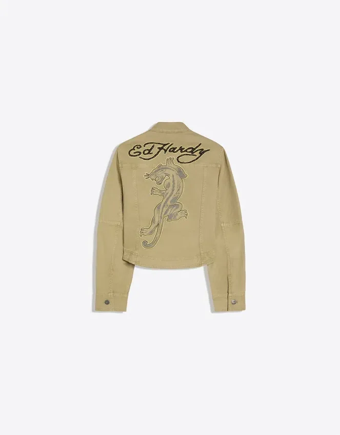 Chaqueta bordada Ed Hardy X Bershka Chaqueta bordada Ed Hardy X Bershka