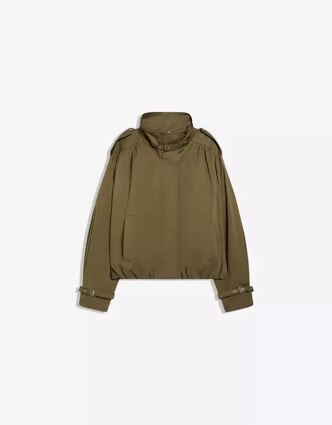 Chaqueta con hebillas fruncidas Chaqueta con hebillas fruncidas