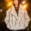 Chaqueta con solapas de pelo sintético – Chaquetas y gabardinas Chaqueta con solapas de pelo sintético – Chaquetas y gabardinas