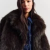 Chaqueta con solapas de pelo sintético – Chaquetas y gabardinas – Mujer Chaqueta con solapas de pelo sintético – Chaquetas y gabardinas – Mujer