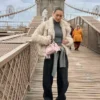 Chaqueta con solapas de pelo sintético – Mujer Chaqueta con solapas de pelo sintético – Mujer