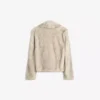 Chaqueta con solapas de pelo sintético – Mujer Chaqueta con solapas de pelo sintético – Mujer