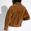 Chaqueta de ante de doble botonadura – Chaquetas y gabardinas Chaqueta de ante de doble botonadura – Chaquetas y gabardinas