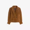 Chaqueta de ante de doble botonadura – Chaquetas y gabardinas Chaqueta de ante de doble botonadura – Chaquetas y gabardinas