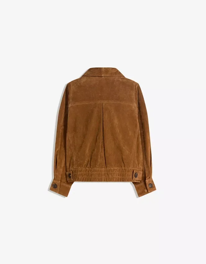 Chaqueta de ante de doble botonadura – Chaquetas y gabardinas Chaqueta de ante de doble botonadura – Chaquetas y gabardinas