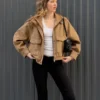 Chaqueta de ante sintético Chaqueta de ante sintético