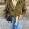 Chaqueta de ante sintético Chaqueta de ante sintético