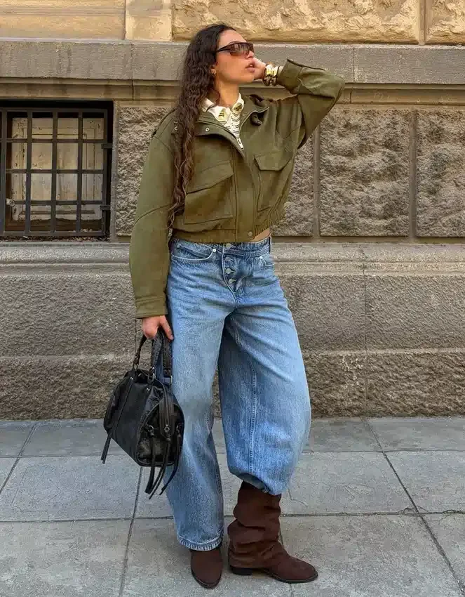 Chaqueta de ante sintético Chaqueta de ante sintético
