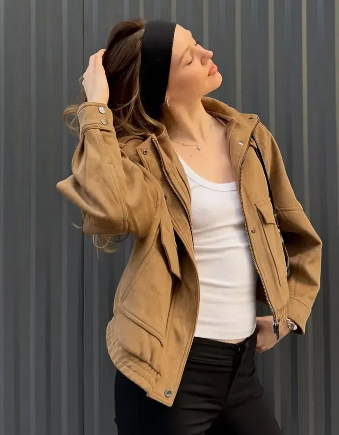 Chaqueta de ante sintético Chaqueta de ante sintético