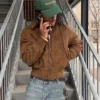 Chaqueta de ante sintético – Chaquetas – Hombre Chaqueta de ante sintético – Chaquetas – Hombre