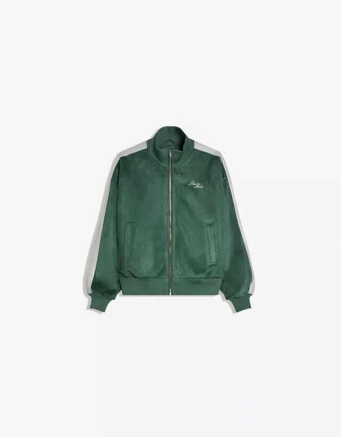 Chaqueta de corte recto de ante sintético Fit Chaqueta de corte recto de ante sintético Fit