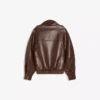 Chaqueta de cuello alto Faux Leather