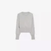 Chaqueta de cuello redondo a rayas con botones – Jerseis y cárdigans Chaqueta de cuello redondo a rayas con botones – Jerseis y cárdigans