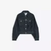 Chaqueta de Denim corta con efecto globo – Chaquetas y gabardinas Chaqueta de Denim corta con efecto globo – Chaquetas y gabardinas