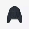 Chaqueta de Denim corta con efecto globo – Chaquetas y gabardinas Chaqueta de Denim corta con efecto globo – Chaquetas y gabardinas