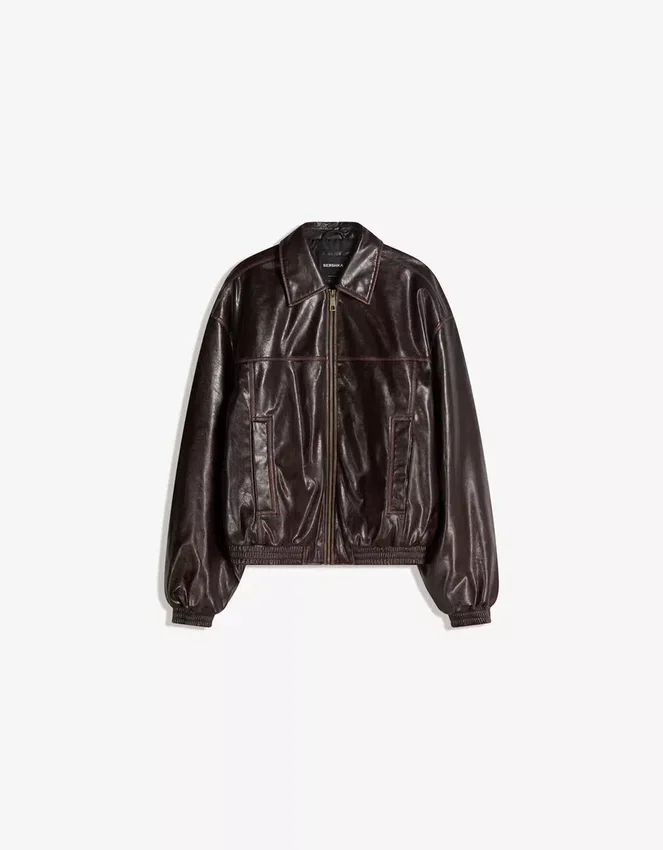 Chaqueta de Faux Leather Chaqueta de Faux Leather