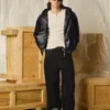 Chaqueta de Faux Leather con capucha – Chaquetas Chaqueta de Faux Leather con capucha – Chaquetas
