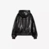 Chaqueta de Faux Leather con capucha – Chaquetas Chaqueta de Faux Leather con capucha – Chaquetas