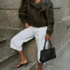 Chaqueta de Faux Leather con solapas – Chaquetas y gabardinas Chaqueta de Faux Leather con solapas – Chaquetas y gabardinas