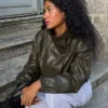 Chaqueta de Faux Leather con solapas – Chaquetas y gabardinas Chaqueta de Faux Leather con solapas – Chaquetas y gabardinas