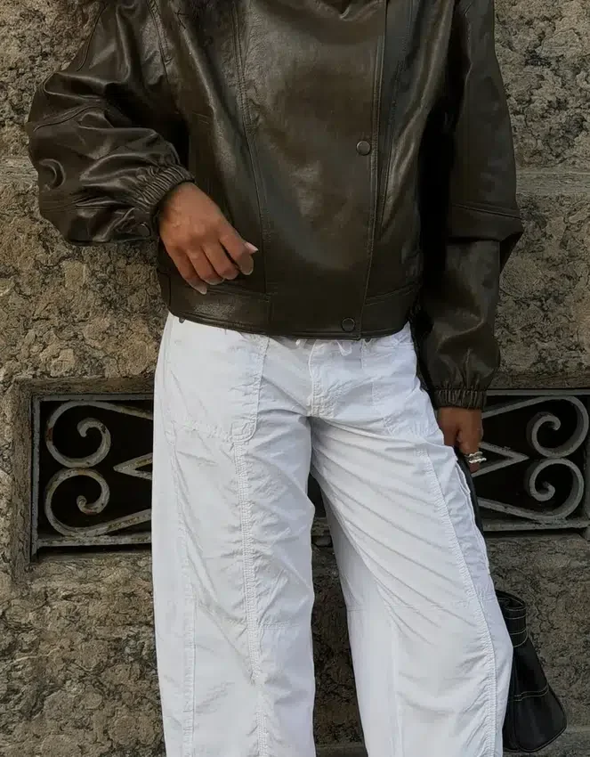 Chaqueta de Faux Leather con solapas – Chaquetas y gabardinas Chaqueta de Faux Leather con solapas – Chaquetas y gabardinas