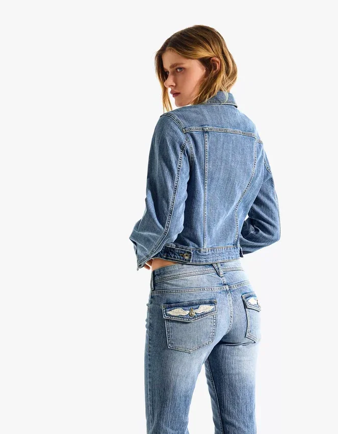 Chaqueta Denim – Chaquetas y gabardinas – Mujer Chaqueta Denim – Chaquetas y gabardinas – Mujer