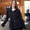 Chaqueta Denim con cinturón Chaqueta Denim con cinturón