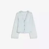 Chaqueta Denim con peplum a rayas – Chaquetas y gabardinas