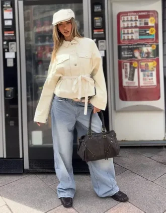 Chaqueta Denim oversize – Chaquetas y gabardinas