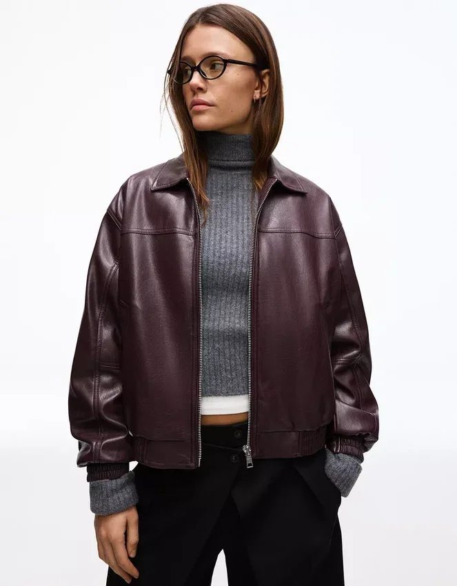 Chaqueta Faux Leather – Chaquetas y gabardinas Chaqueta Faux Leather – Chaquetas y gabardinas