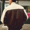 Chaqueta Faux Leather con bloques de color – Chaquetas