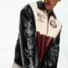 Chaqueta gráfica Faux Leather Chaqueta gráfica Faux Leather