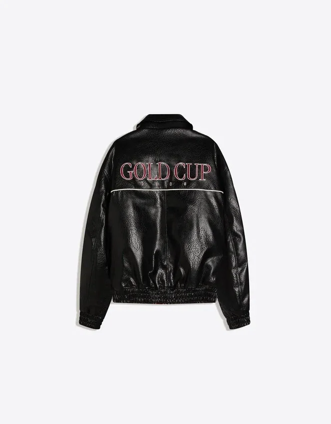 Chaqueta gráfica Faux Leather Chaqueta gráfica Faux Leather