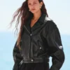 Chaqueta motera de cuero – Chaquetas y gabardinas