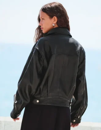 Chaqueta motera de cuero – Chaquetas y gabardinas