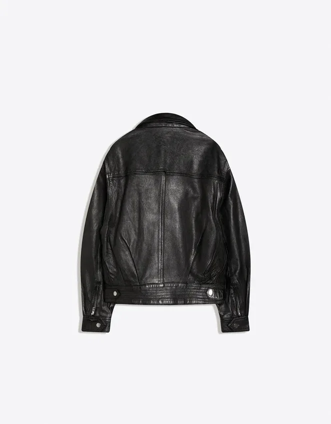 Chaqueta motera de cuero – Mujer Chaqueta motera de cuero – Mujer