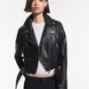 Chaqueta motera Faux Leather – Chaquetas y gabardinas