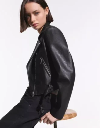 Chaqueta motera Faux Leather – Chaquetas y gabardinas